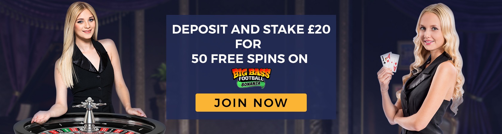Casino - 50 Free Spins on Big Bass Football Bonanza