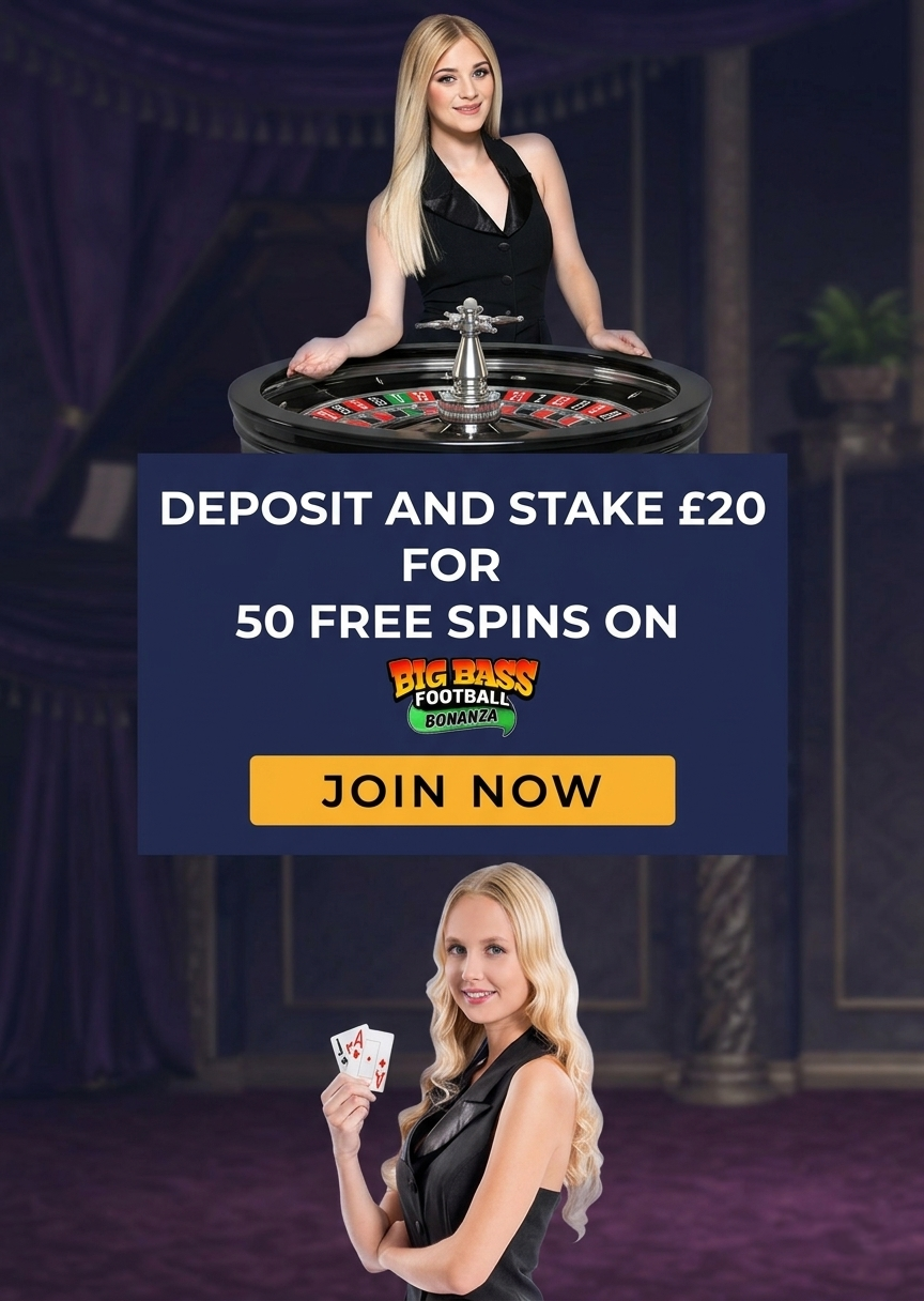 Casino - 50 Free Spins on Big Bass Football Bonanza